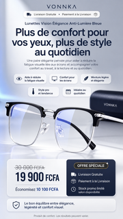 Lunettes Vision Élégance Anti-Lumière Bleue